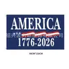 Bandera del Día de la Independencia de Estados Unidos Poliéster 90*150cm Bandera del Día Nacional Pancarta Decorativa Souvenir del 250 Aniversario Americano