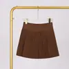 Falda Plisada Lulu con Etiquetas, Disponible para Envío Directo, Estilo Deportivo de Dos Piezas para Mujer, Primavera y Verano