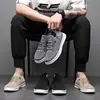 Zapatos Casuales de Malla para Hombre, Zapatillas para Correr, Zapatillas Planas Slip-On de Suela Suave, Zapatillas Modernas Fly-Knit, Zapatos Ligeros Huecos