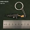 Pingente Mini 1911 Liga GLOCK Modelo P92 G17 Chaveiro Revólver Sand Eagle 5cm