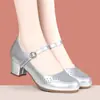 2026 Nuevos Zapatos de Moda para Mujer de Punta Redonda, Transpirables para Primavera y Otoño, de Tacón Bajo, Tacón Grueso, Antideslizantes, Resistentes al Desgaste, con Correa