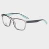 Nuevo armazón de gafas para miopía ultraligero TR90 para jóvenes, patilla bicolor de seda, para hombres y mujeres, mismo armazón, gafas lisas anti luz azul