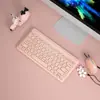 Teclado y ratón inalámbricos BOW para portátil, teclado y ratón externos USB, para oficina en casa, portátil, exclusivo transfronterizo