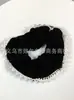 Elástico de Cabelo Scrunchie Listrado com Renda Estilo Coreano para Mulheres, Acessório de Cabelo Suave e Elegante, Elástico de Cabelo Scrunchie Estilo Coreano
