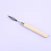 Rascador de Plástico Madera para Pintura al Óleo Transfronterizo Paleta de Pintura Cuchillo de Paleta Herramienta de Cuchillo para Pintura Acrílica Gouache Artístico