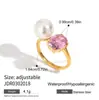 Pulseira Flor de Laço Europeia e Americana Wanxing Anel de Luxo Leve de Alta Qualidade Aço Titânio Não Desbota Joias Estilo Quente Transfronteiriço