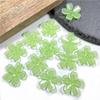 Junyou Acrílico Color Gelatina Flor de Cinco Pétalos Antiguo DIY Hecho a Mano Flor Feliz Árbol del Dinero Accesorios para el Cabello Accesorios para la Ropa