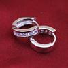 Pendientes Cuadrados de Diamante Suizo Simples y Elegantes para Pareja Pendientes de Botón de Moda con Diamante Brillante Pendientes Cuadrados de Diamante para Hombre y Mujer Venta al por Mayor Lujo Ligero