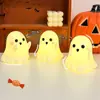 Luz de Noche Fantasma de Halloween Táctil para Dormitorio Decoración Linda Táctil Luz Ambiental Regalo para Mejor Amigo Adorno de Escritorio