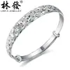 Pulsera de plata cielo estrellado S999 Plata de Ley Pulsera de plata de ley para mujer joyería de plata oferta especial pulsera superior Lin pelo joyería de plata