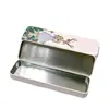 Caja de hojalata de hierro empaque caja exquisita caja de almacenamiento de joyas caja de maquillaje patrón personalizado