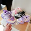 Sapatos Esportivos de Algodão de Duas Camadas Forrados com Lã para Meninos Sapatos de Inverno para Crianças Grandes e Médias Sapatos de Pai para Meninos Sapatos de Corrida Quentes para Meninas Dropshipping