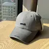 Boné de Baseball Estilo Novo 2026 com Bordado de Letras, Top Macio para Mulheres, Estilo Japonês de Verão, Versátil, Proteção Solar, Top Profundo, Circunferência da Cabeça Grande