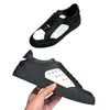 Zapatillas de Cuero Genuino de Bloques de Color de Moda para Hombre, Zapatos Casuales de Contraste de Color a la Moda, Suministro Transfronterizo, Venta al por Mayor de Zapatos Deportivos de Suela Gruesa de Talla Grande