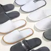 Chinelos Descartáveis de Hotel, Veludo Coral, Espessos, Antiderrapantes, para Uso Doméstico, Pousadas de Luxo, Uso no Outono e Inverno, para Viagem com Solado Espesso