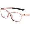 Monturas Ópticas para Gafas con Patillas, Monturas Tr90 con Filtro de Luz Azul, Monturas Grandes Adecuadas para Caras Grandes, Monturas Negras con Lentes Anti-Luz Azul