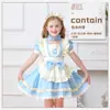 Traje de Sirvienta para Niña Ropa Infantil Vestido Lolita de Finca Pastoral para Niña Niña Colonial Alice Lolita