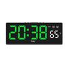 Despertador LED Amazon Explosions, reloj despertador multifunción, reloj de escritorio sencillo, pantalla de temperatura, reloj despertador multigrupo 6660