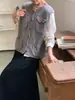 Outono e Inverno 2026 Novo Estilo Retro Coreano Bolso Camada Malha Colete Suéter Colete Feminino Roupa Exterior Cardigan Top