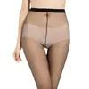 Medias transparentes invisibles sin costuras 0D para mujer, anti-enganches, totalmente transparentes, medias color nude sexys para verano