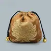 07Jn Bolsa de Brocado Bolsa de Estilo Antiguo para Cuentas de Oración Budista Bolsa para Pulsera, Bolsa Cultural, Bolsa de Embalaje, Bolsa Pequeña de Brocado, Bolsita