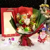 Florista con creativos Regalos Navideños para Niños ramo terminado al por mayor una generación de regalos para eventos de empresa