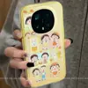Adequado para Capa de Celular Honor Magic8 Design Nicho Honormagic8Pro Modelo Não Colidente Chibi Maruko-Chan