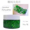 Glitter Gel para Maquiagem dos Olhos Sem Cola Sequins para Performance de Palco DIY Sequins para Cabelo e Corpo Cola para Unhas