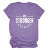 Camiseta para mujer con estampado "Sé más fuerte que tus excusas" de Amazon Cross-border Independent Station