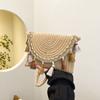 Bolso Tejido Nuevo de Primavera 2025 con Borlas, Diseño de Estilo Occidental Bolso Bandolera, Estilo Vacacional de Alta Gama Bolso Bandolera de un Solo Hombro