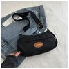 Bolso de Lona Vintage para Mujer 2024 Primavera y Verano Nuevo Estilo Medio Antiguo Nostálgico Bolso de Mujer Correa Ancha para el Hombro Bolso Casual Combinable