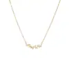 Colar com Pingente Irregular em Prata de Lei S925 Banhado a Ouro 18K para Mulheres, Luxo Leve, Sensação de Alto Padrão, Estilo Ins, Nicho, Corrente Versátil para Clavícula
