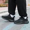 Zapatos Huili para Hombre Explosiones de Tiktok Celebrados en Internet Primavera y Otoño Nuevos Tenis Negros Suela Suave para Hombre Zapatos Casuales para Correr