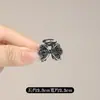 Exquisito Pasador de Pelo con Lazo de Pedrería Pinza de Tiburón Pequeña para Cabello Suelto y Flequillo Accesorio para el Cabello 2026 Modelo Nuevo con un Toque de Alta Gama