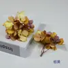 Producción de Tocados Étnicos Artificiales de 16 Puntas Pintura al Óleo Hortensia Guirnalda Estilo Europeo Arreglo Floral Ramo de Novia Producción