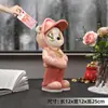 Estatueta de Urso Luxuosa da Moda, Decoração Criativa para Casa para Sala de Estar, Armário de Vinho, Hall de Entrada, Ornamento para Mesa de Escritório
