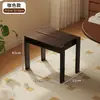 Bancos Pequeños para el Hogar, Bancos Bajos para la Sala de Estar, Bancos de Bambú para Apartamentos de Alquiler, Bancos para Cambiarse los Zapatos en la Entrada, Bancos para Niños, Bancos Cuadrados Pequeños para la Mesa de Café