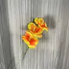 Tulipa Giratória de Três Cabeças Tulipa de Seda Exportação Decoração de Casa Flor Artificial Flor Falsa