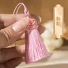 Borla para Pull-Up Mini Gordita Corta de 5 cm Accesorios para Joyería DIY Borla Vertical para Pulsera de Seda de Hielo Artificial