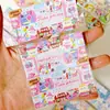 7-15cm Estilo Brinquedo de Comida Fofo Cartão de Pinça Sem Atributo Cabeça de Joia Cartão Dobrado Cartão de Papelão Pequeno Cartão Externo Embalagem Atacado
