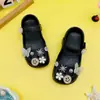 2026 Nuevas Zuecos de Ballet de Princesa para Niños con Cara Sonriente de Mariposa de Verano, Sandalias Cerradas de Punta para Playa de Eva para Exteriores