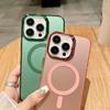 Funda Magnética para Teléfono Apple 16 Imd Electrochapada Adecuada para 15Pro Láser 16Pro Funda Protectora Magsafe Anticaídas