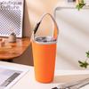 Funda para Taza Térmica Color Sólido Simple Bolso con Hebilla Antiescaldados Funda Aislante Multicolores Cubierta Protectora para Taza de Té de Vidrio