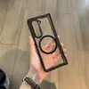 Adecuado para funda de teléfono Samsung Fold7 con bisagra de eje central, funda protectora anticaídas Fold6, succión magnética Galaxy Z Fold5/4
