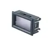 Tubo Digital de Tres Dígitos de 0.56 pulgadas Pantalla Digital para Vehículos Eléctricos Voltimetro Caja de Plástico Caja de Amperímetro con Lente de Filtro