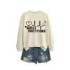 ENFERMERA PRACTICANTE Amazon Wish comercio exterior transfronterizo casual versátil mujer nuevo otoño e invierno sudadera