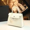 Bolso Cruzado de un Solo Hombro 2026 Nueva Moda Más Vendido Bolso de Mujer de Cuero Genuino, Elegante Bolso Kelly de Segunda Generación, Bolso de Mano de Lujo Ligero