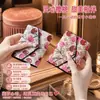Bolso Cuadrado Pequeño con Estampado de Cerezas para Mujer, Bolso Nuevo de Estilo Niche de Moda para Damas, Billetera Portatarjetas Monedero con 70% de descuento