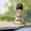 Llavero de Dama de la Corte de la Dinastía Tang Colgante para Coche y Bolso Muñeca Linda de Estilo Antiguo Regalo Decoración para el Día del Niño Colgante