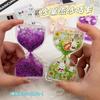 Arena movediza reloj de arena goo tarjeta juego de mahjong diy placa goo tarjeta ladrillo pequeño ladrillo de hielo mini acrílico cuenta de mano tarjeta goo